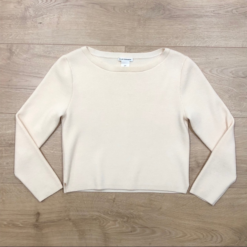 Club Monaco Crop Sweater